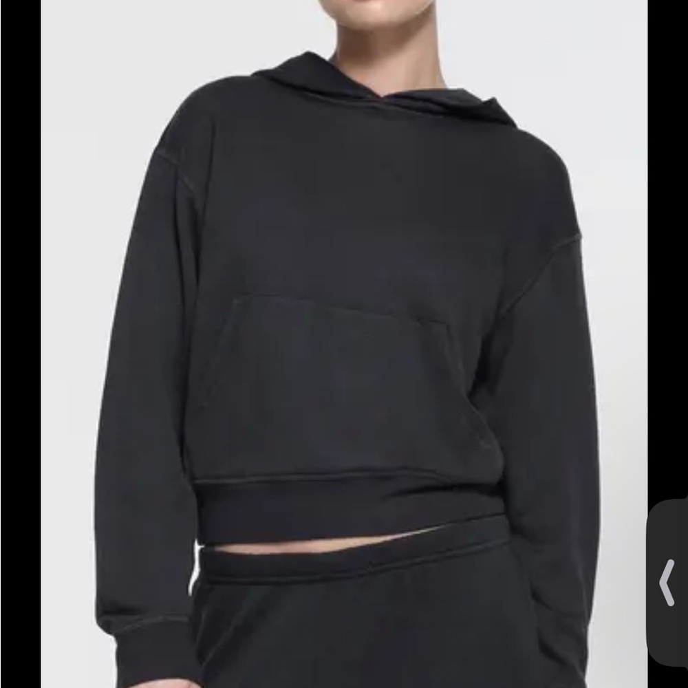 Skims light terry French hoodie